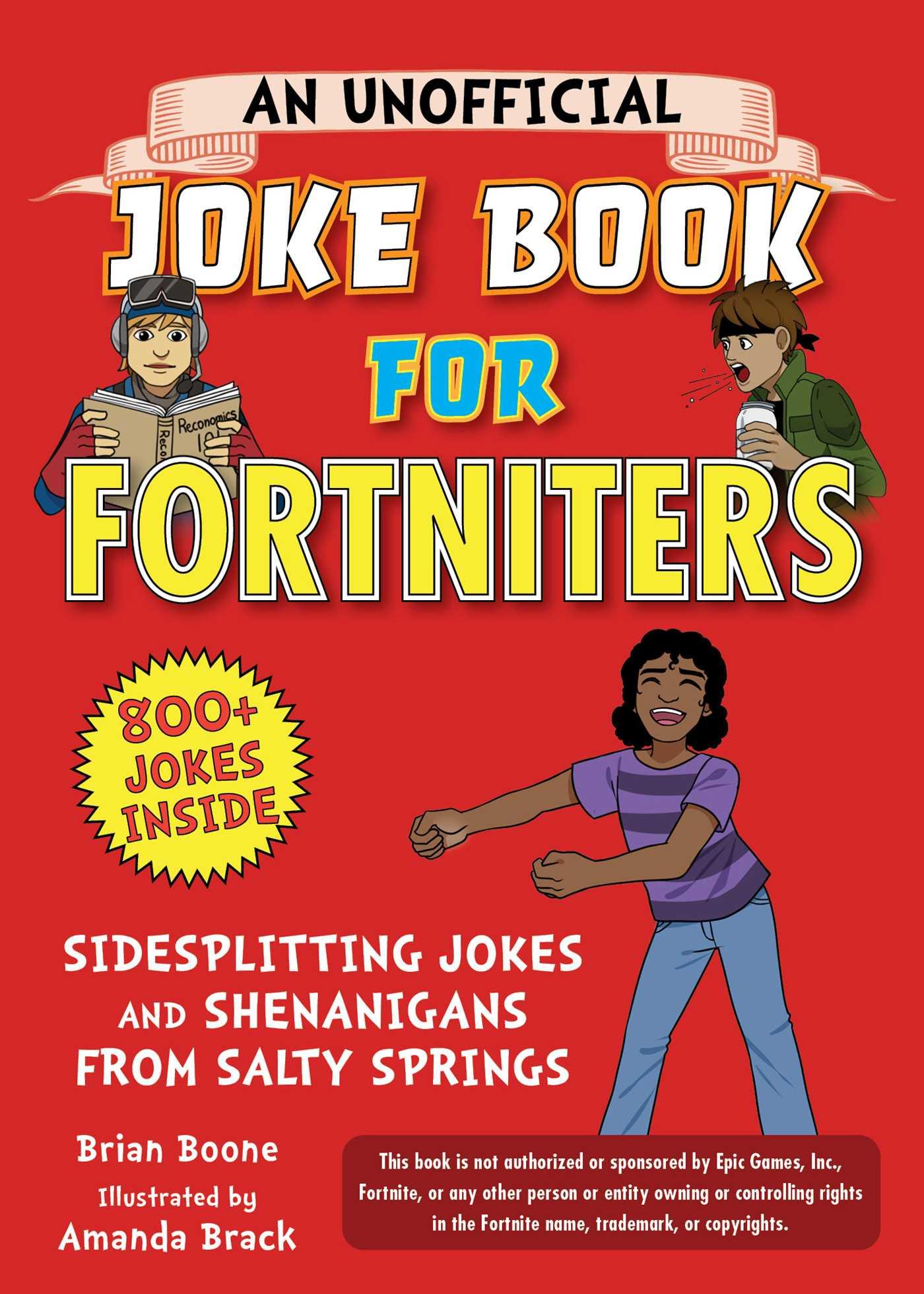 Vorderes Coverbild An Unofficial Joke Book for Fortniters: Sidesplitting Jokes and Shenanigans from Salty Springs