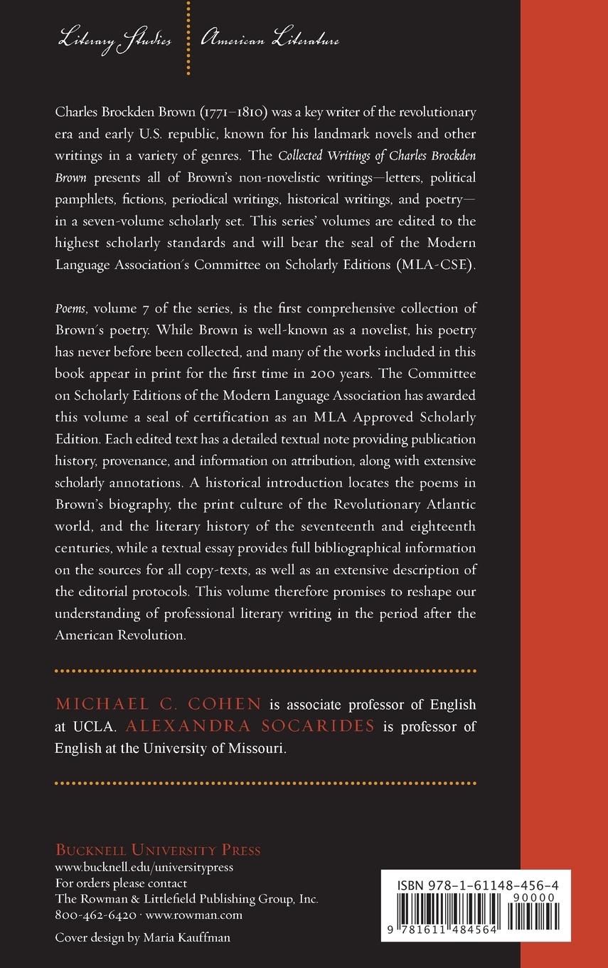 Rückseitencover Collected Writings of Charles Brockden Brown