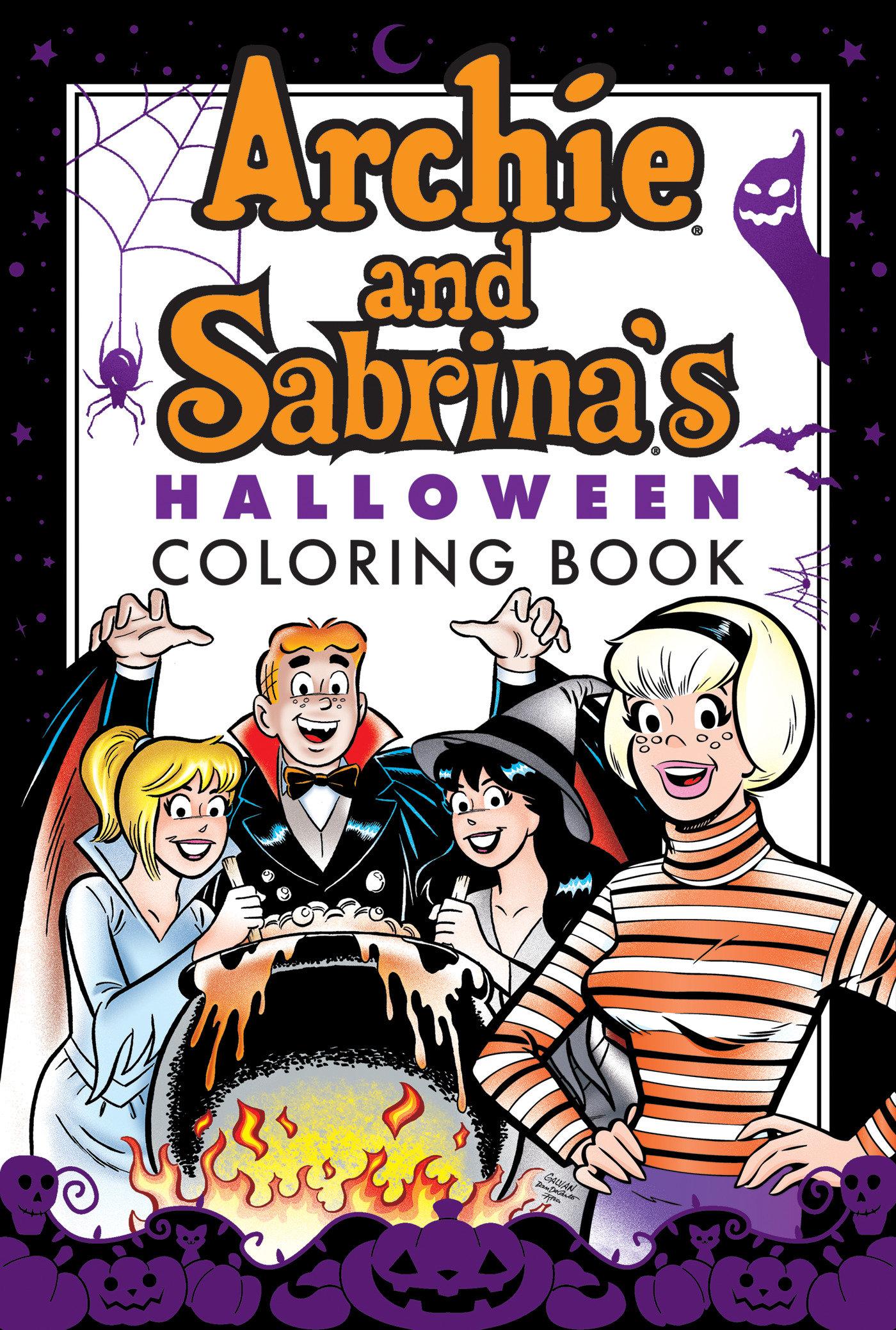 Vorderes Coverbild Archie & Sabrina's Halloween Coloring Book