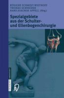 Vorderes Coverbild Spezialgebiete aus der Schulter- und Ellenbogenchirurgie