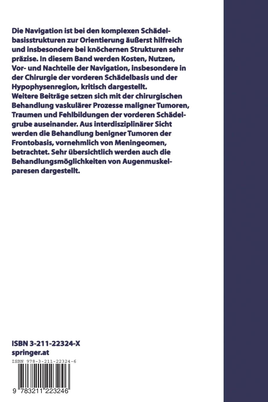 Rückseitencover Schädelbasischirurgie