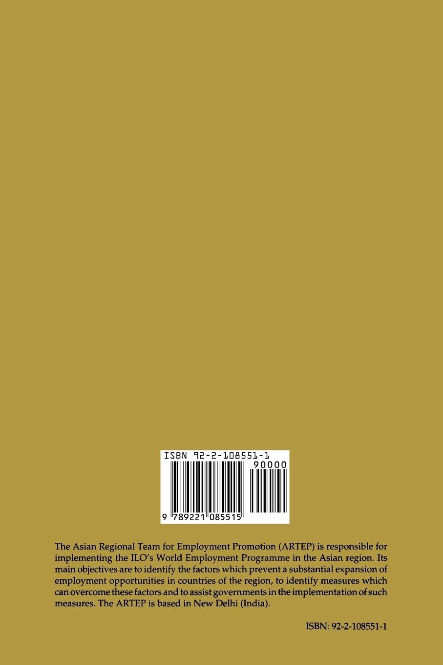 Rückseitencover Employment and labour market interventions (ARTEP)