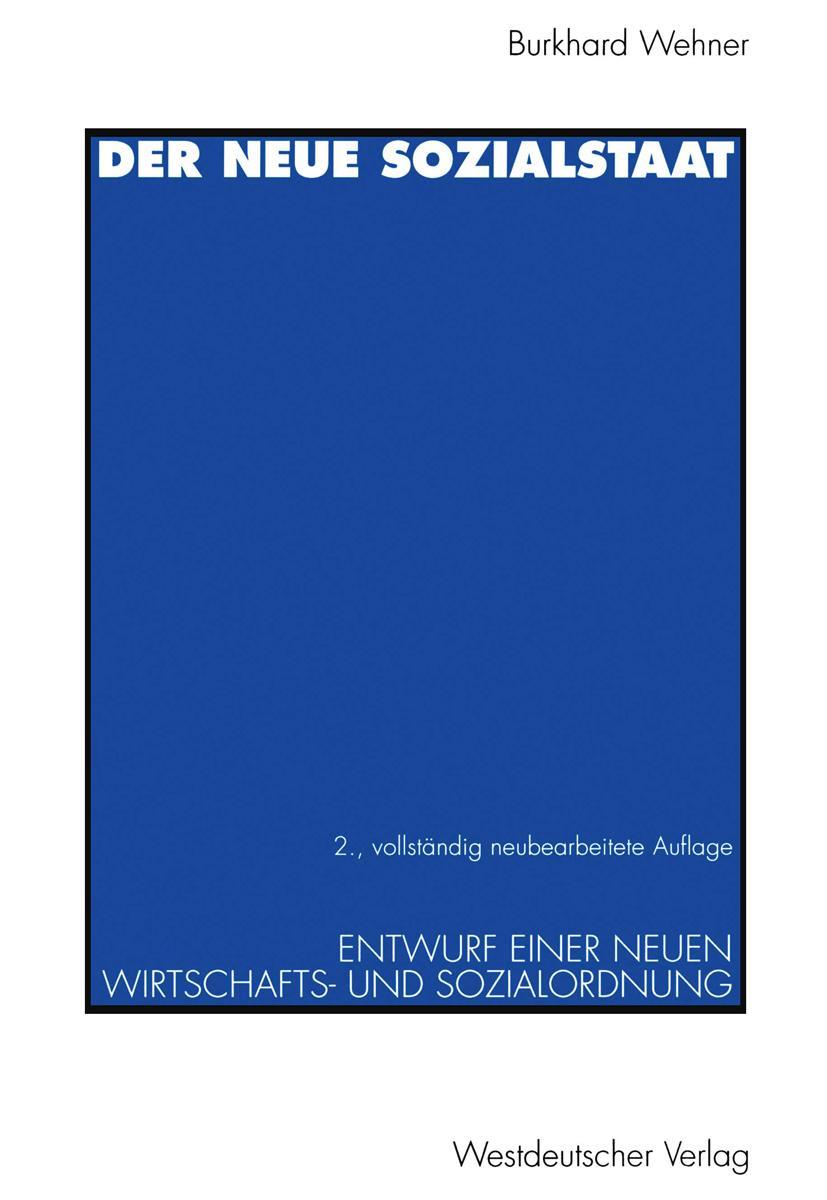 Vorderes Coverbild Der neue Sozialstaat