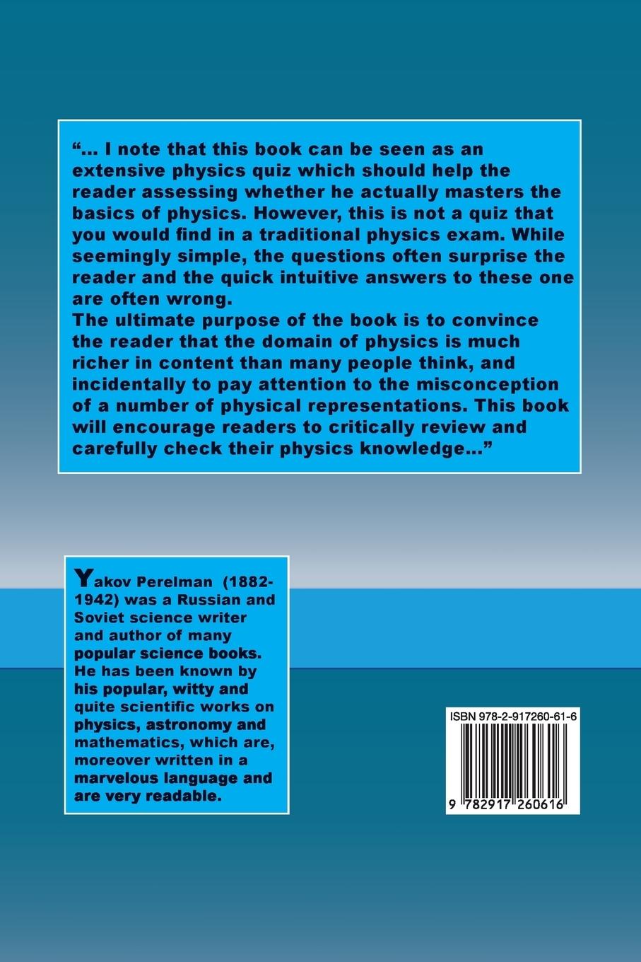 Rückseitencover Entertaining physics problems