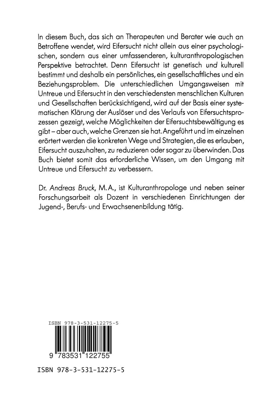 Rückseitencover Eifersucht bewältigen