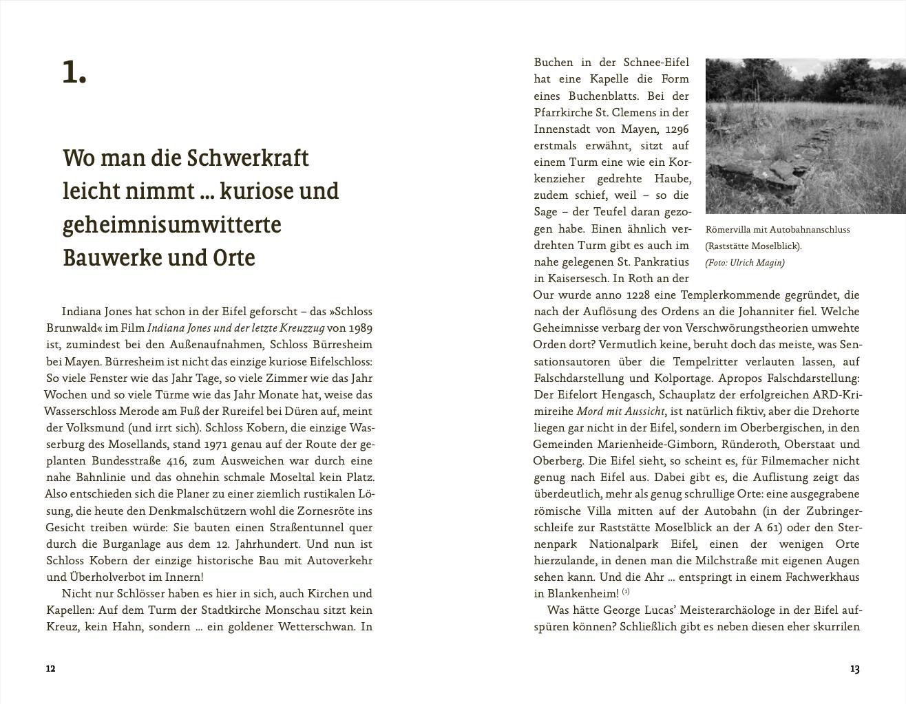Beispielinhalt (Bild) Rätsel und Mysterien der Eifel