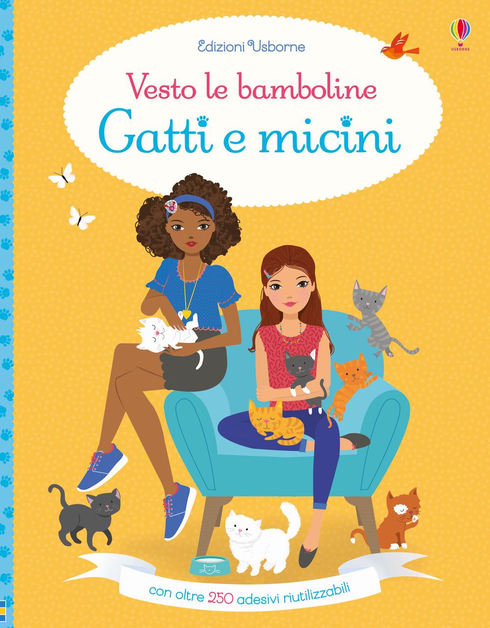 Vorderes Coverbild Gatti e micini. Con adesivi