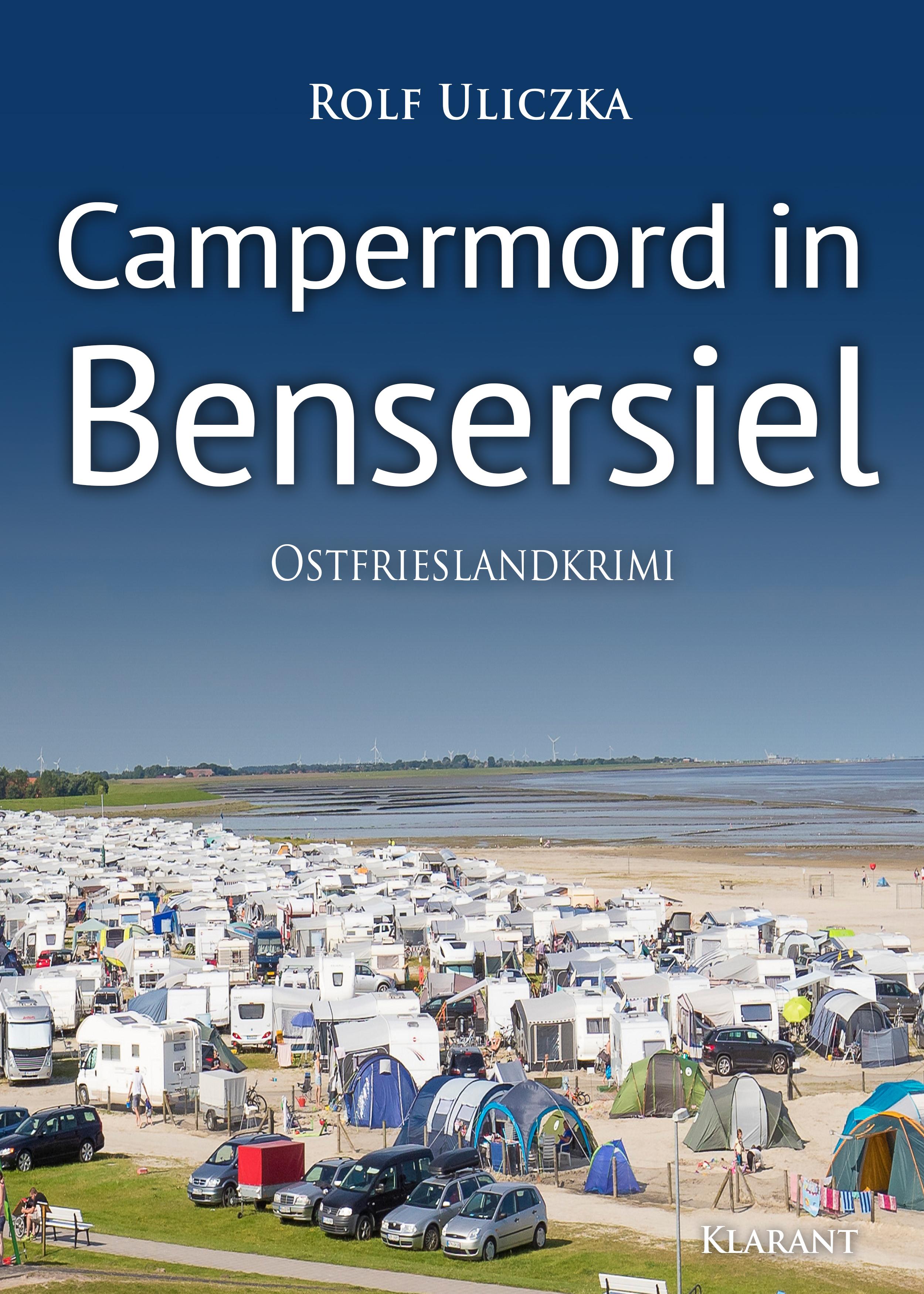 Vorderes Coverbild Campermord in Bensersiel. Ostfrieslandkrimi