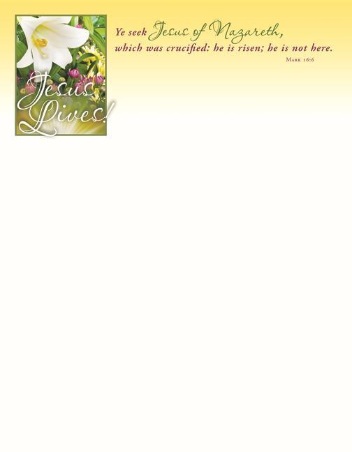 Vorderes Coverbild Letterhead - Easter