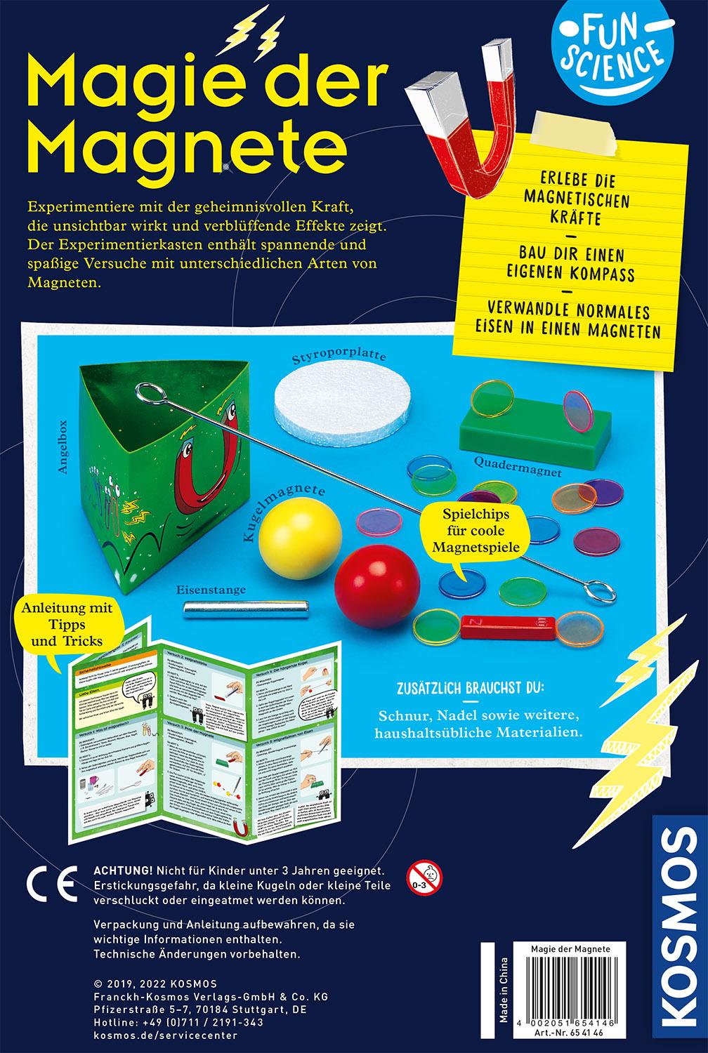 Rückseitencover Fun Science Magie der Magnete