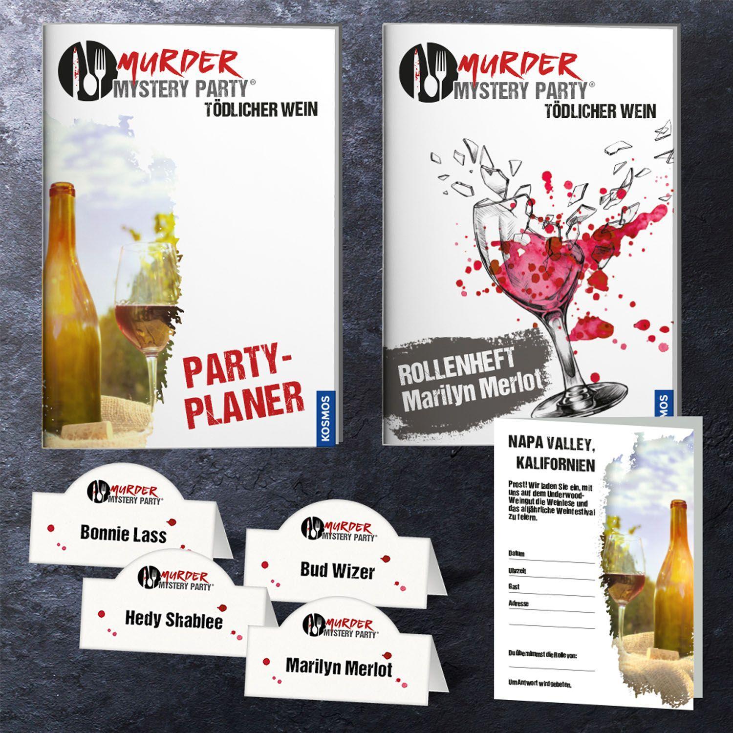 Beispielinhalt (Bild) Murder Mystery Party - Tödlicher Wein