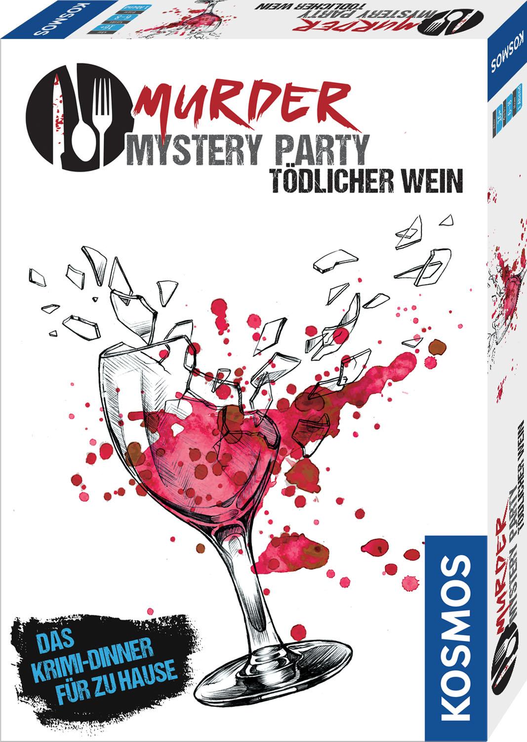 Vorderes Coverbild Murder Mystery Party - Tödlicher Wein