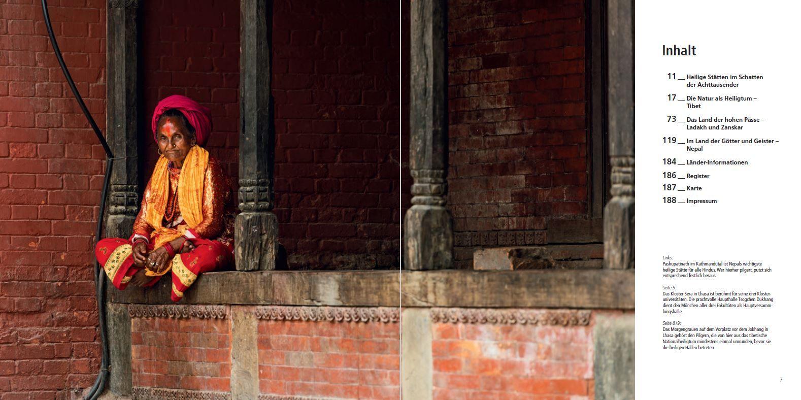 Beispielinhalt (Bild) Heilige Plätze im Himalaya - Von Klöstern, Göttern und Heiligen in Tibet, Indien und Nepal