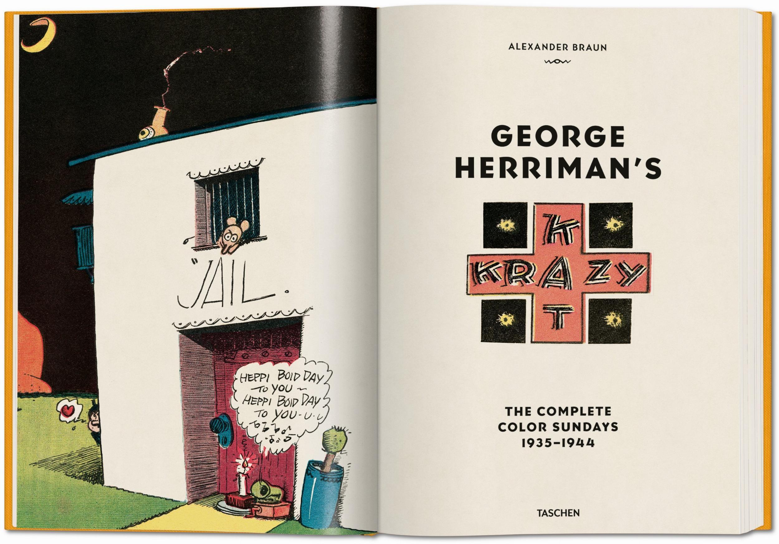 Beispielinhalt (Bild) George Herrimans "Krazy Kat". Die kompletten Sonntagsseiten in Farbe 1935-1944