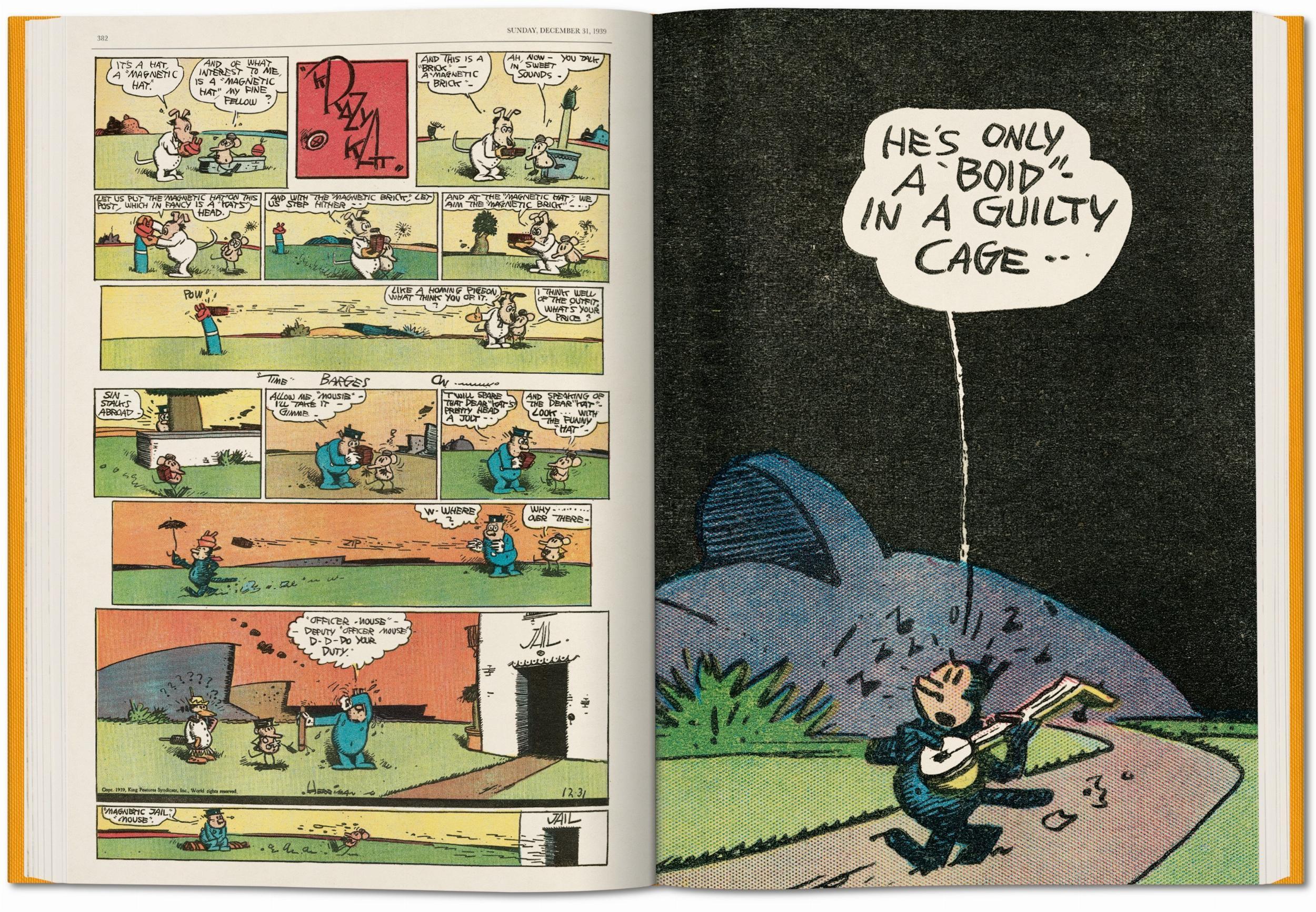 Beispielinhalt (Bild) George Herrimans "Krazy Kat". Die kompletten Sonntagsseiten in Farbe 1935-1944