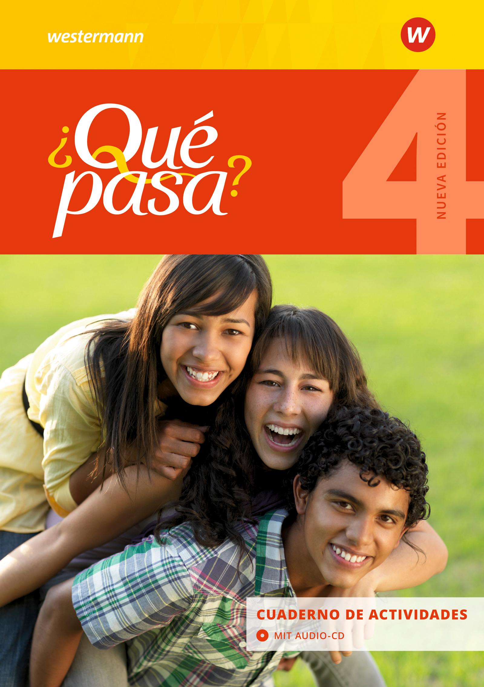 Vorderes Coverbild Qué pasa 4.  Cuaderno de actividades mit Audio-CD für Schüler