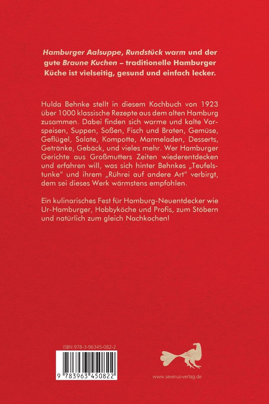 Rückseitencover Hamburger Küche: Geprüft und bewährt