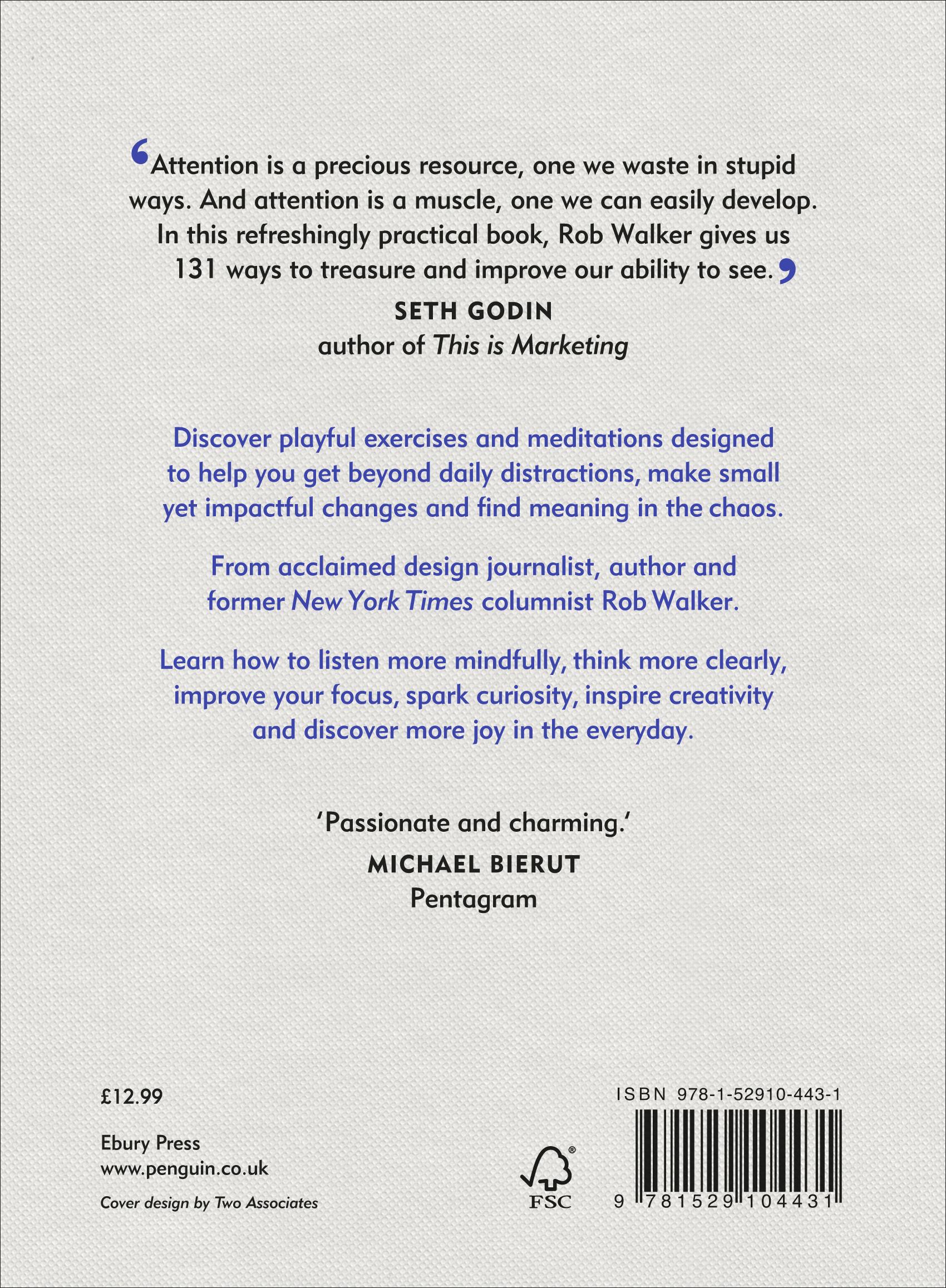 Rückseitencover The Art of Noticing