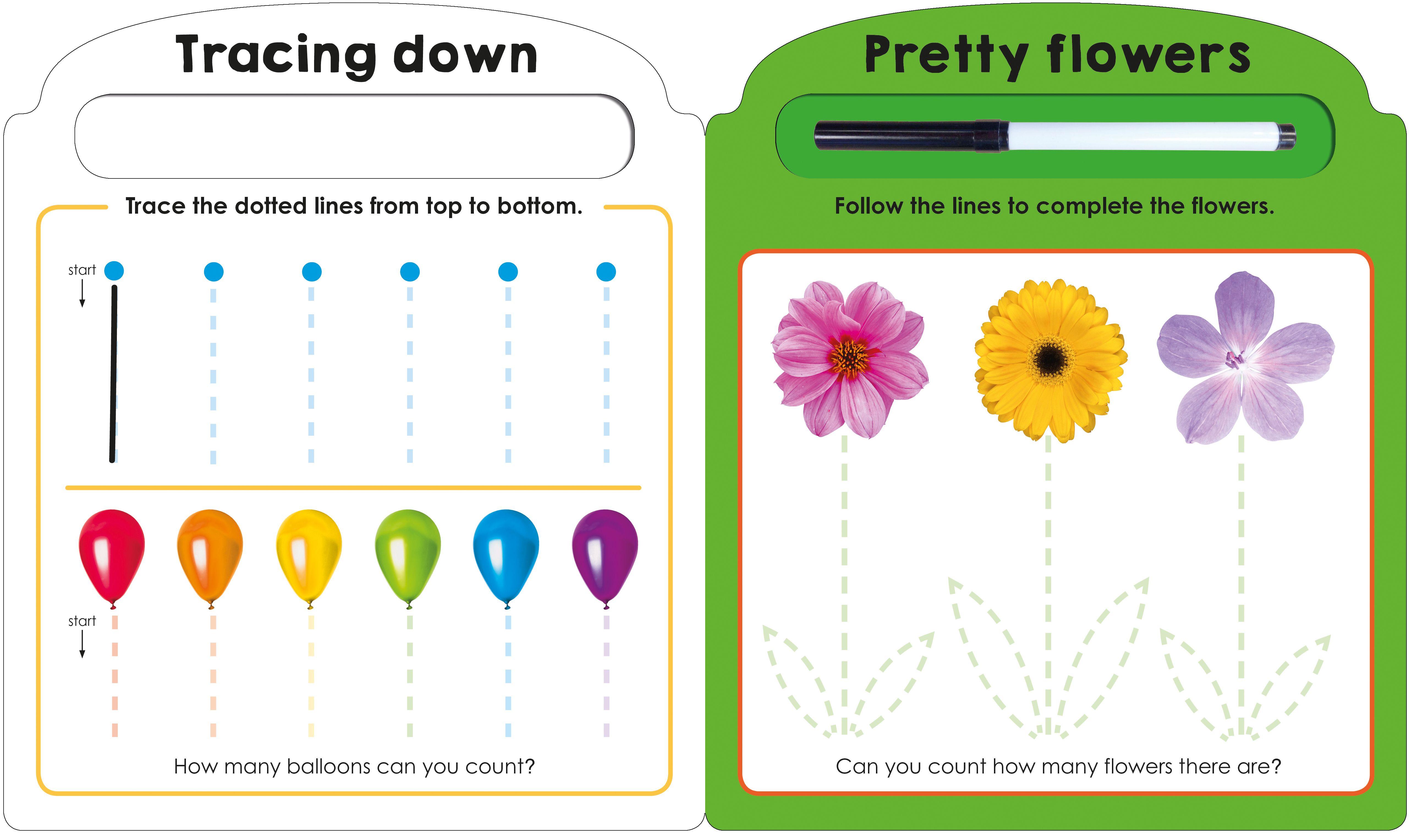 Beispielinhalt (Bild) My First Wipe Clean: Pen Control