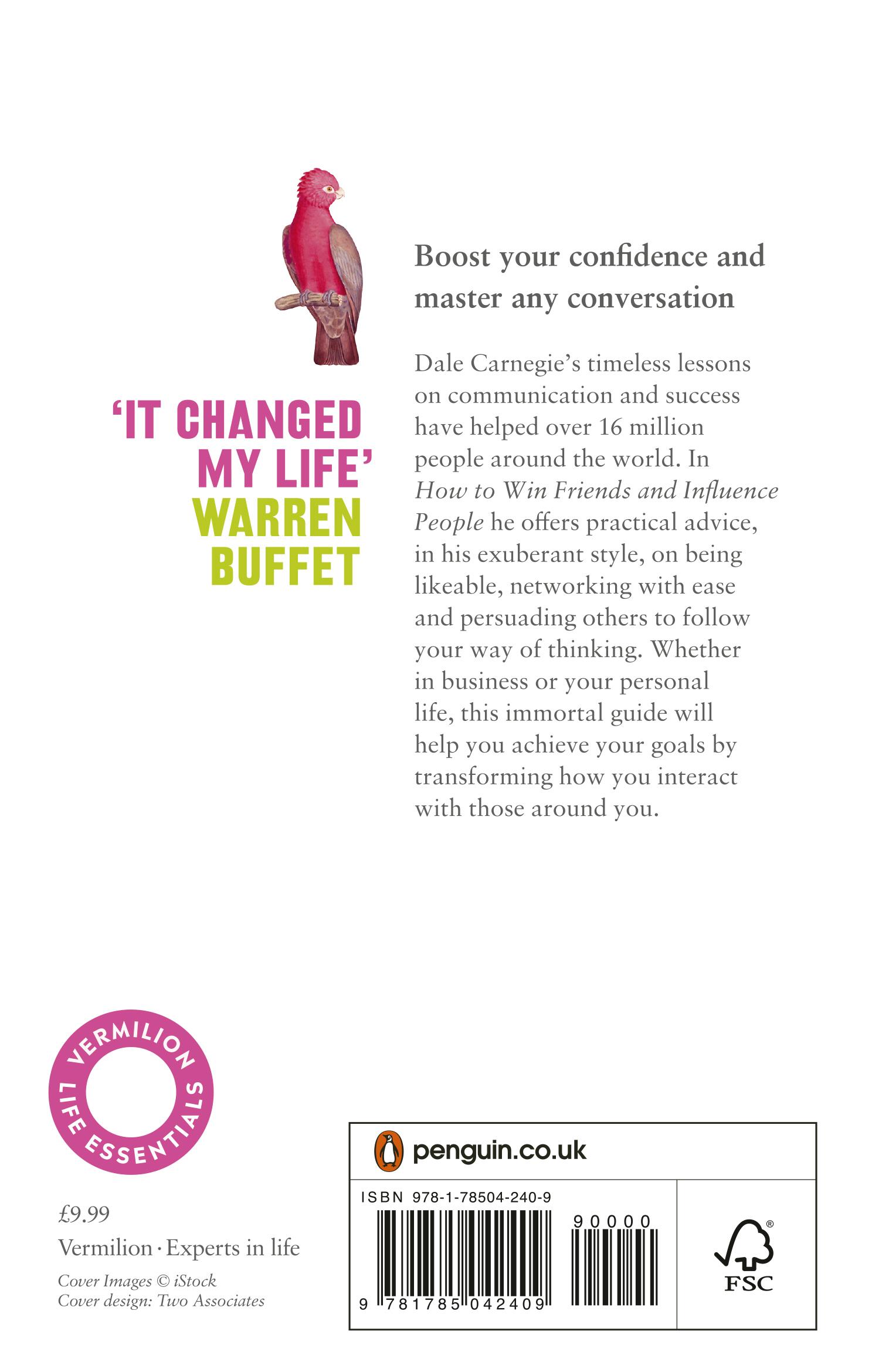 Rückseitencover How to Win Friends and Influence People