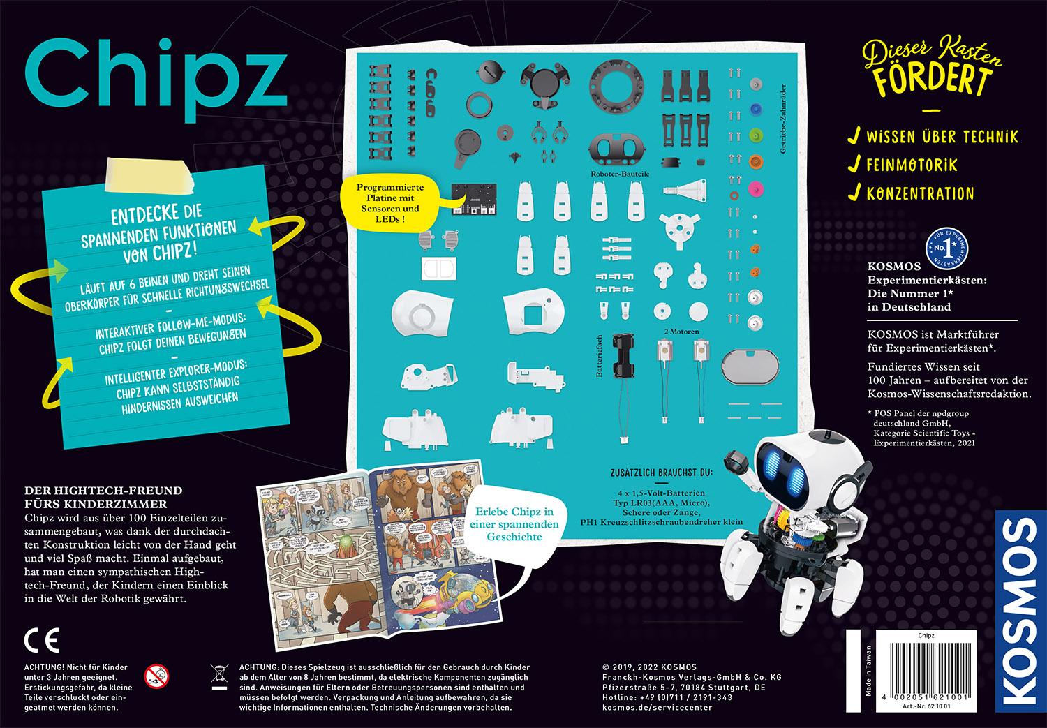 Beispielinhalt (Bild) Chipz - Dein intelligenter Roboter