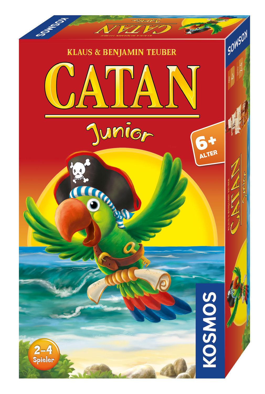 Vorderes Coverbild CATAN Junior Mitbringspiel