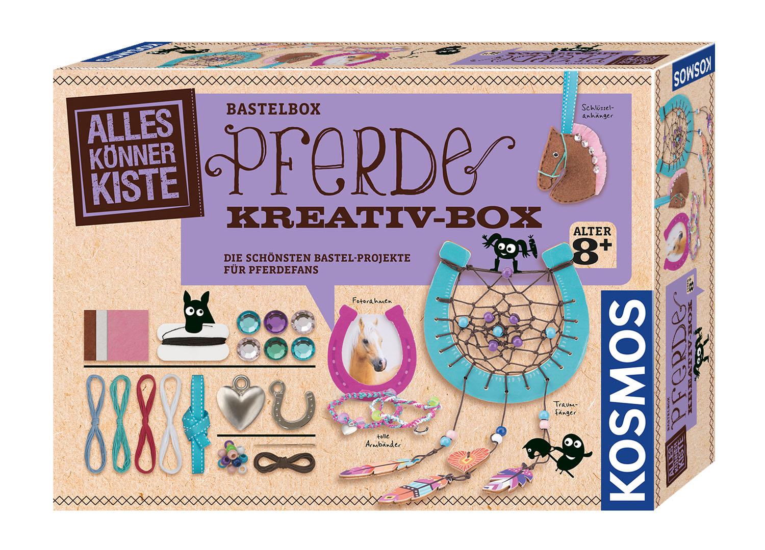 Vorderes Coverbild Bastelbox Pferde Kreativbox