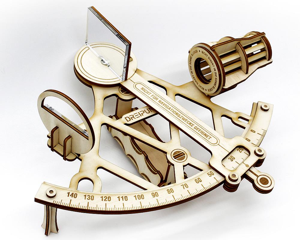 Beispielinhalt (Bild) Bausatz Sextant