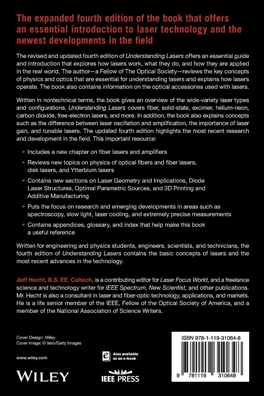 Rückseitencover Understanding Lasers