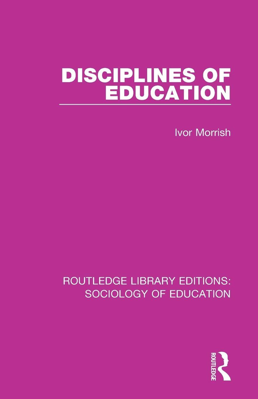 Vorderes Coverbild Disciplines of Education