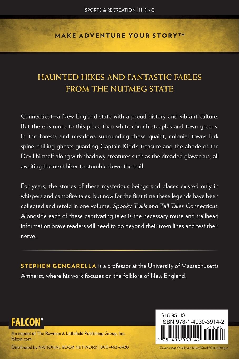 Rückseitencover Spooky Trails and Tall Tales Connecticut