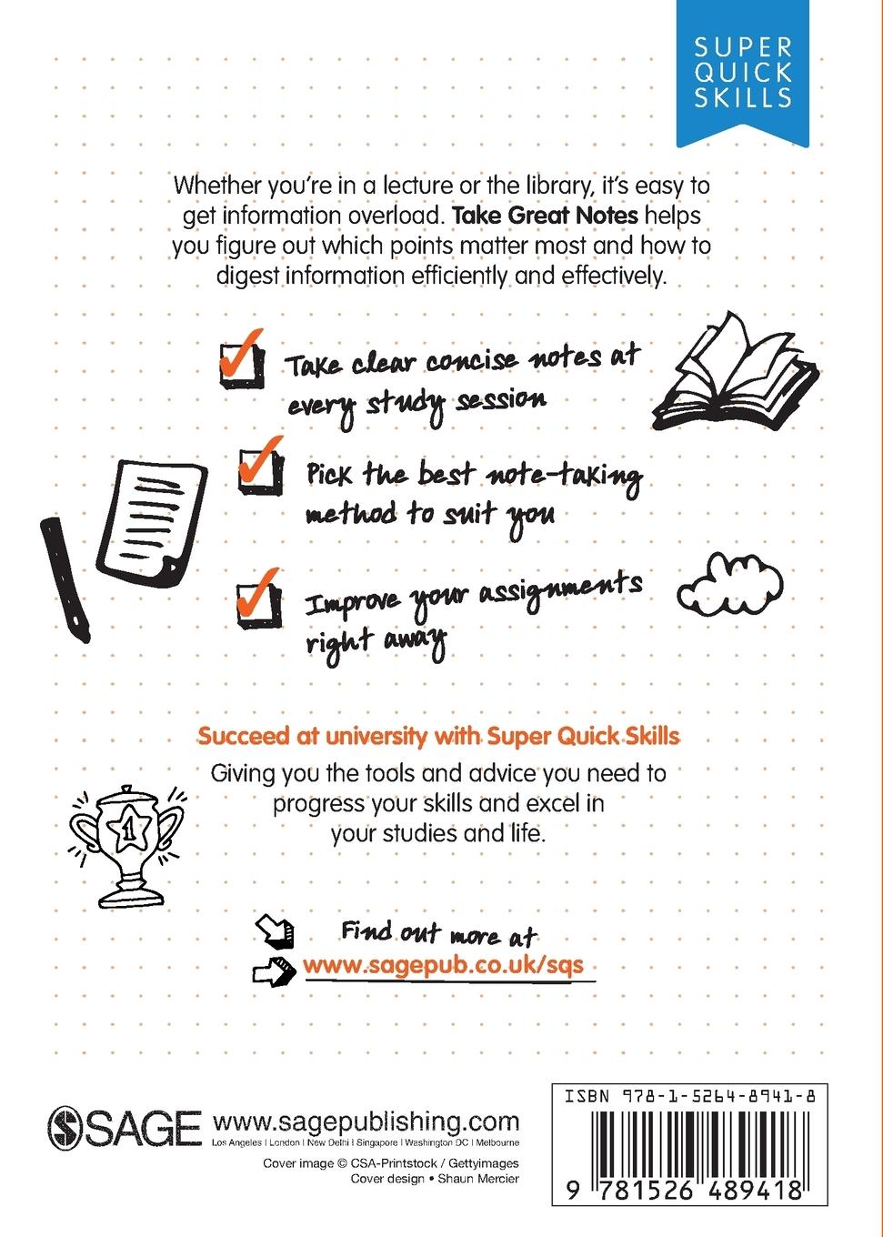 Rückseitencover Take Great Notes