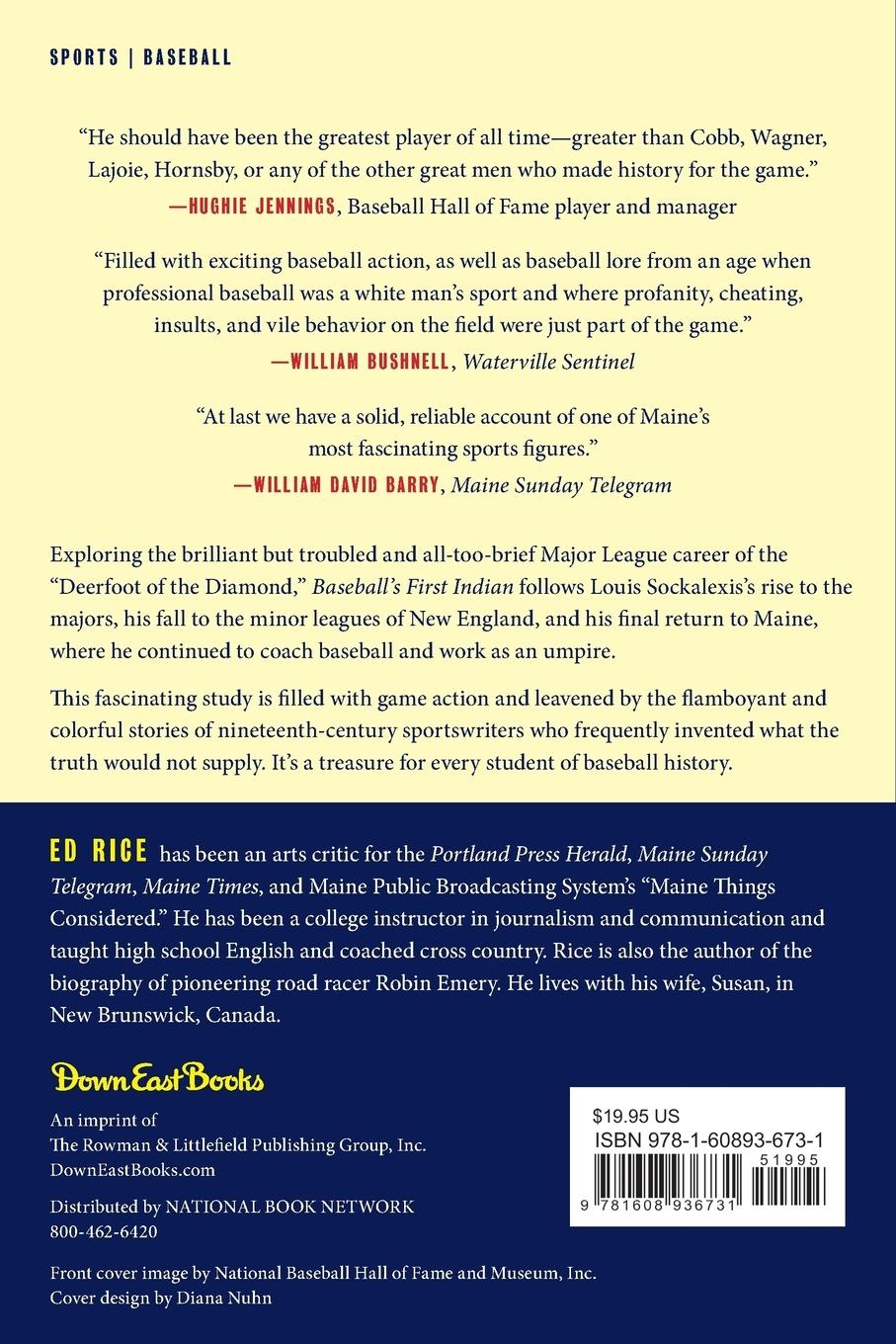 Rückseitencover Baseball's First Indian