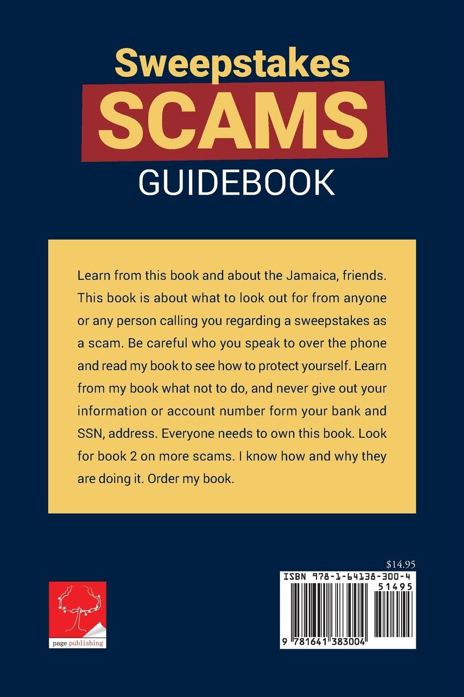 Rückseitencover Sweepstakes Scams Guidebook