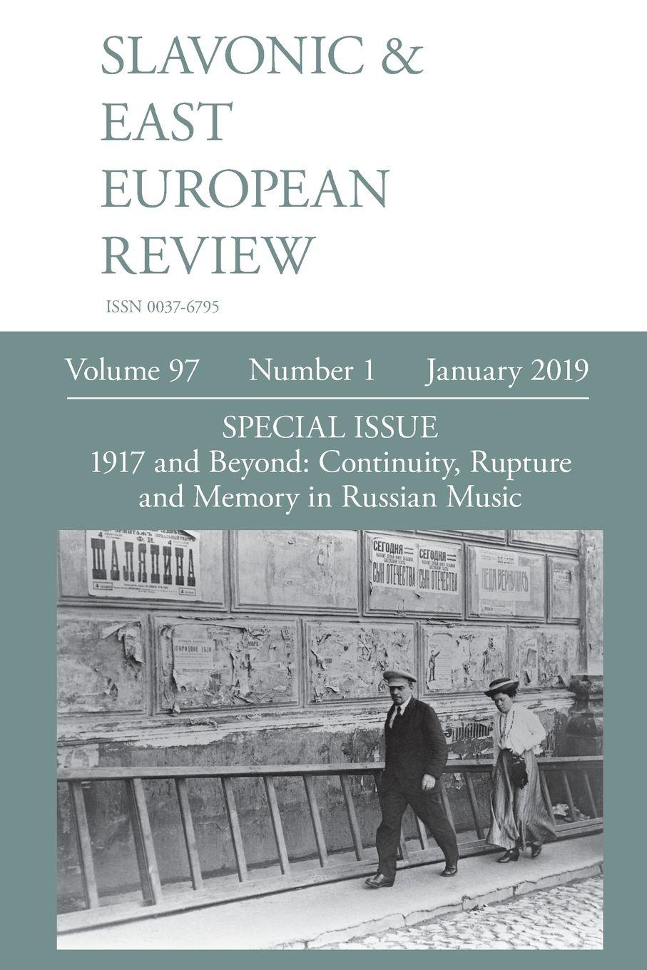 Vorderes Coverbild Slavonic & East European Review (97