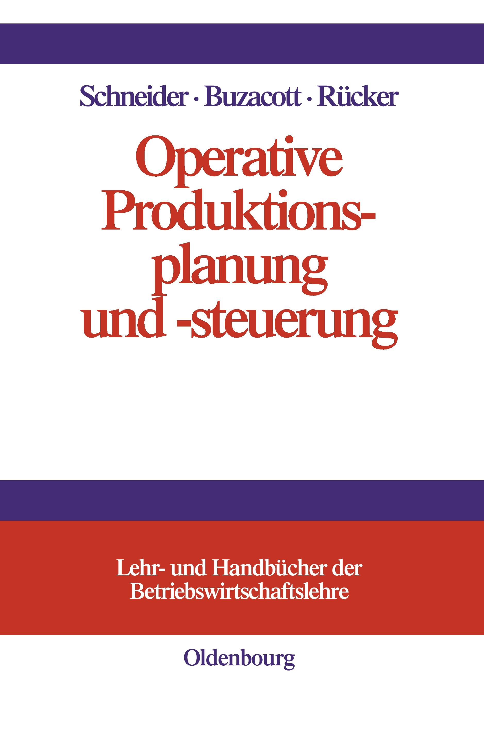 Vorderes Coverbild Operative Produktionsplanung und -steuerung