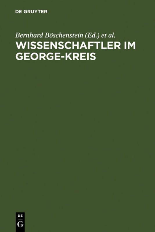 Vorderes Coverbild Wissenschaftler im George-Kreis