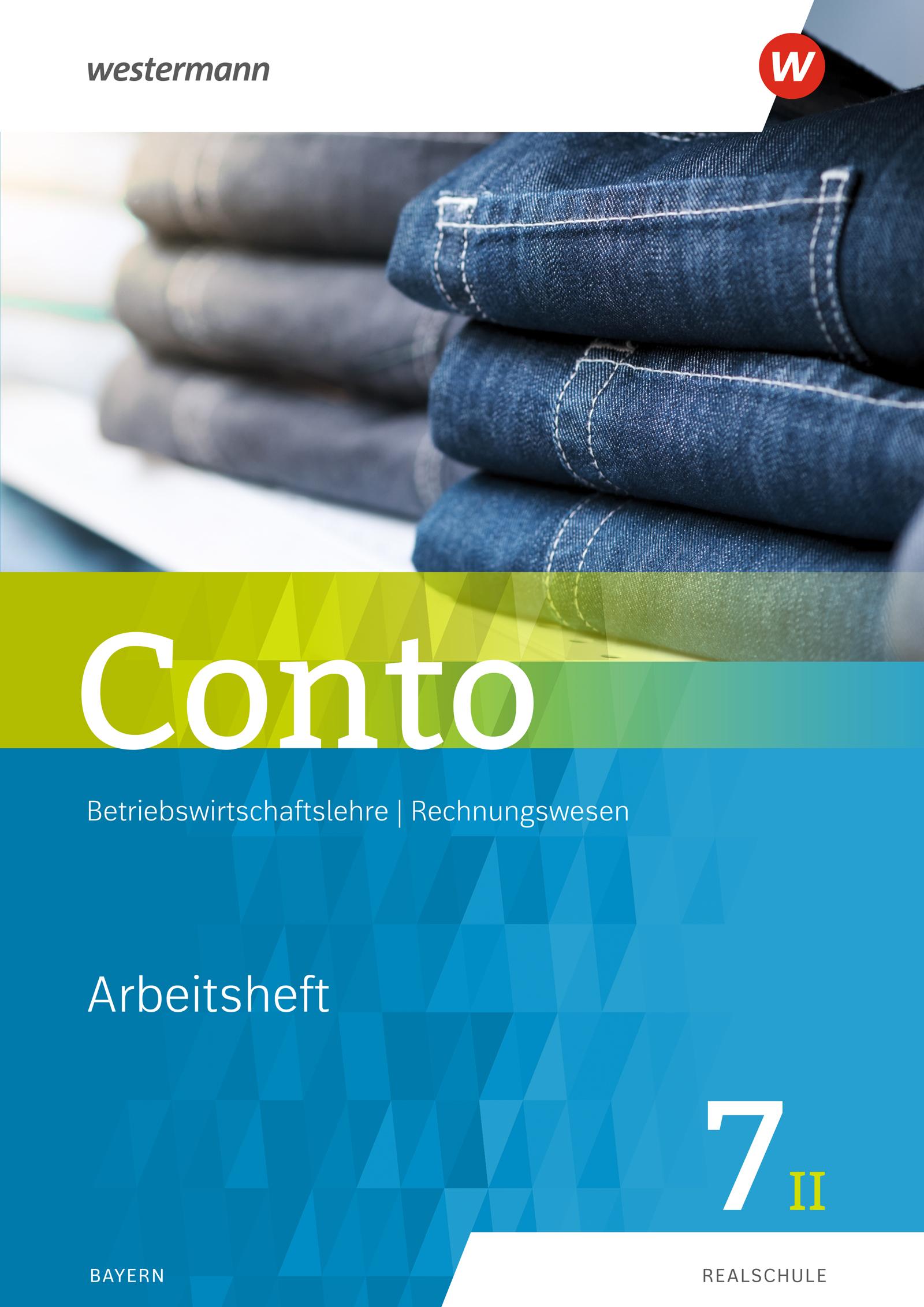Vorderes Coverbild Conto 7II. Arbeitsheft. Für Realschulen in Bayern