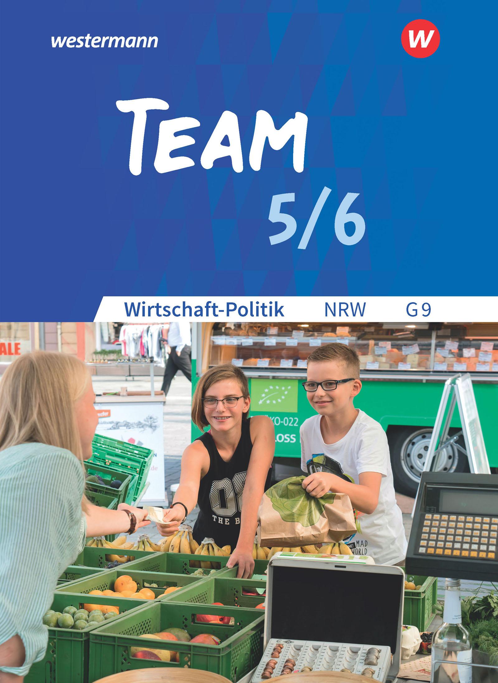 Vorderes Coverbild TEAM 5 / 6. Arbeitsbuch. Gymnasien (G9) in Nordrhein-Westfalen - Neubearbeitung