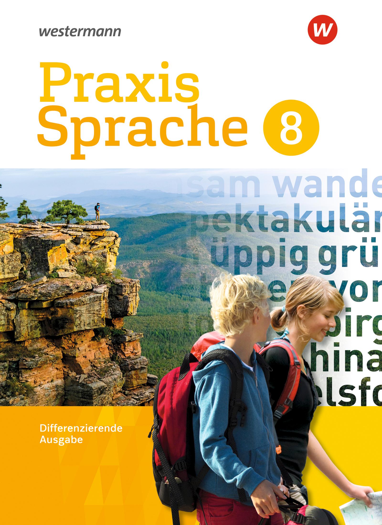 Vorderes Coverbild Praxis Sprache 8. Schulbuch. Differenzierende Ausgabe