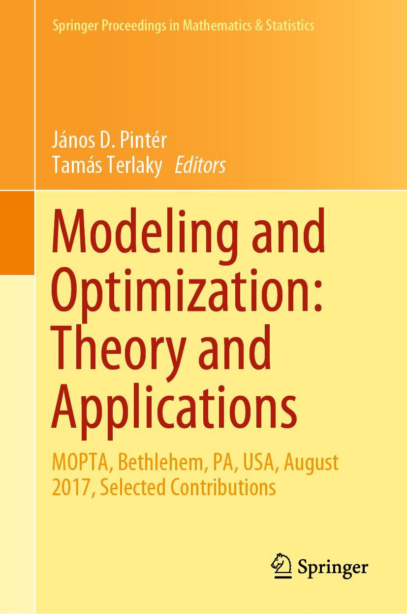 Vorderes Coverbild Modeling and Optimization: Theory and Applications
