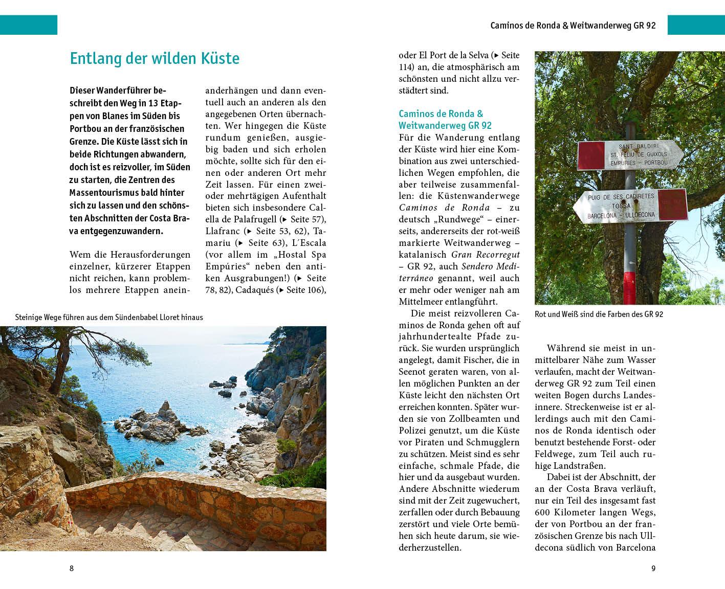 Beispielinhalt (Bild) Costa Brava zu Fuß erleben