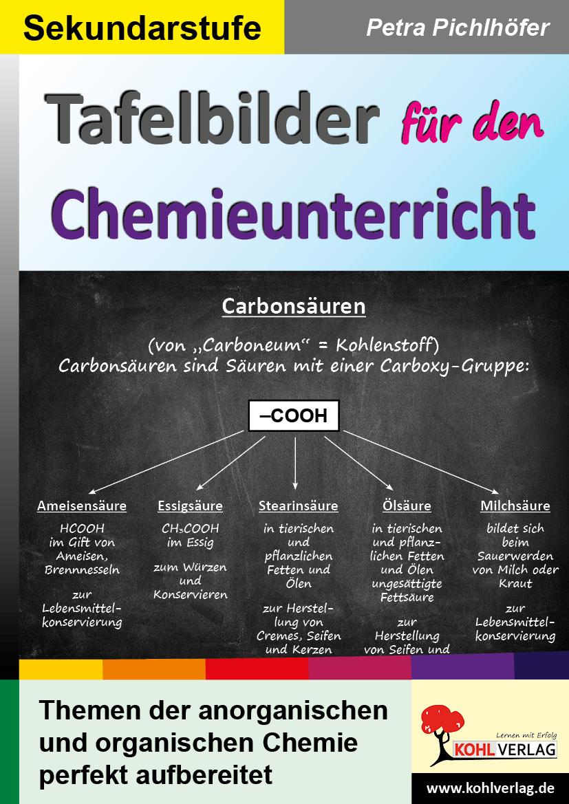 Vorderes Coverbild Tafelbilder für den Chemieunterricht