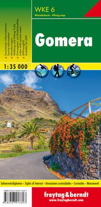 Vorderes Coverbild Gomera, Wanderkarte 1:35.000 LZ 2022