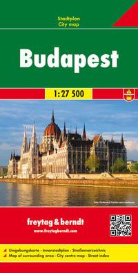 Vorderes Coverbild Budapest Stadtplan 1 : 27 500