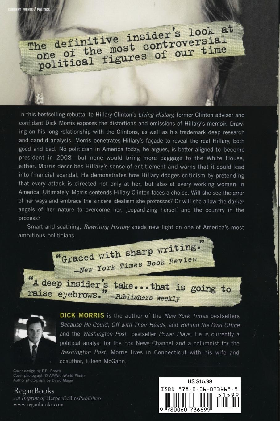 Rückseitencover Rewriting History (Revised)