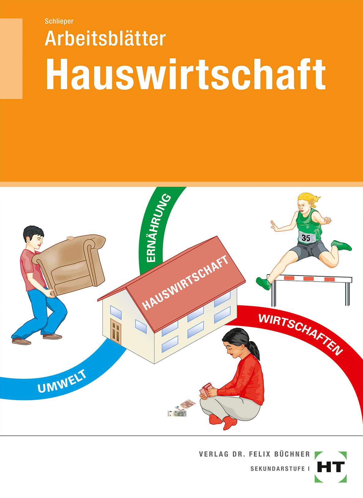 Vorderes Coverbild Arbeitsblätter Hauswirtschaft