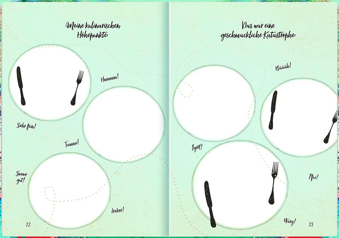 Beispielinhalt (Bild) Reisetagebuch Go & discover the world