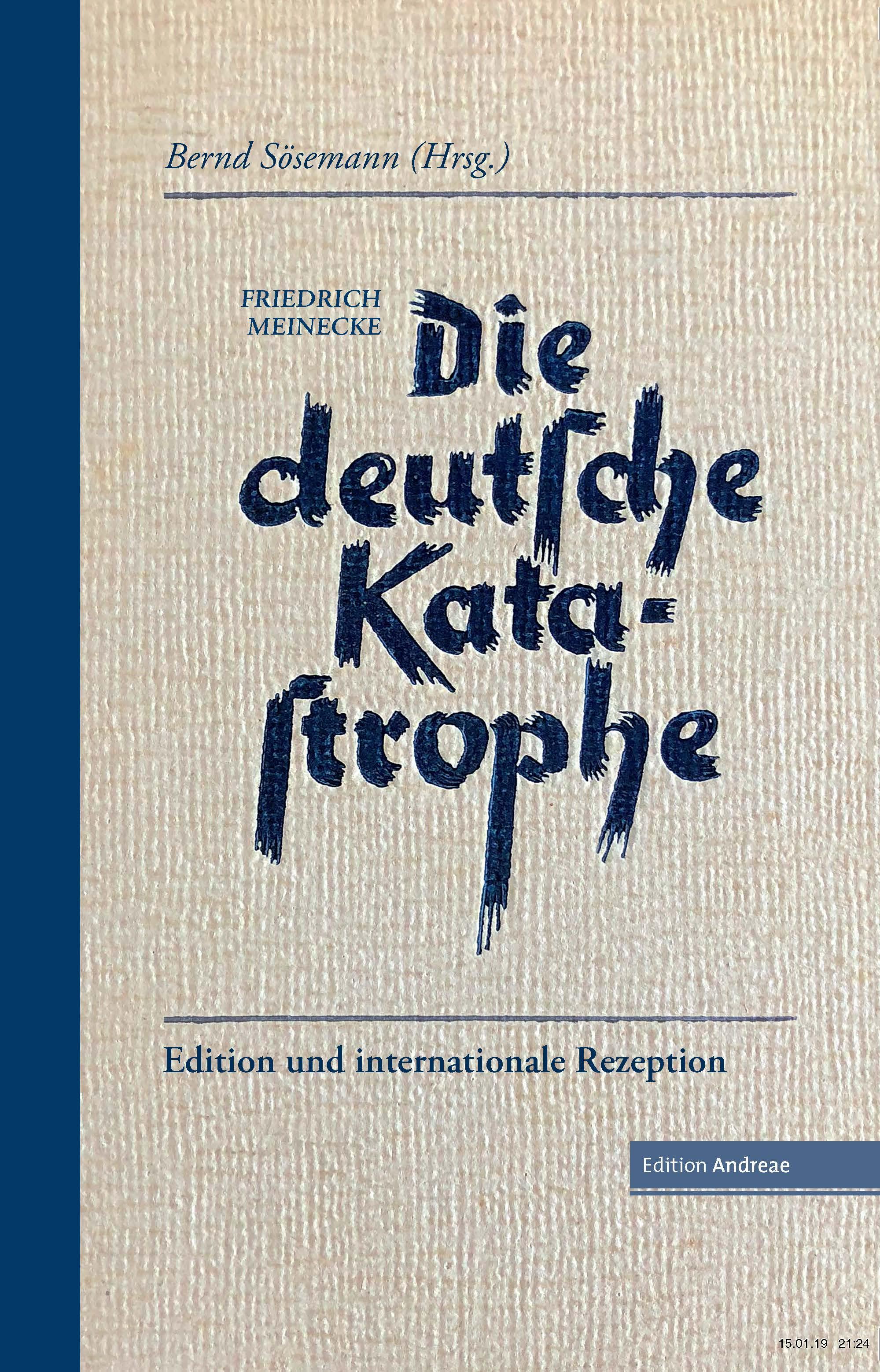 Vorderes Coverbild Die deutsche Katastrophe. Betrachtungen und Erinnerungen - Friedrich Meinecke