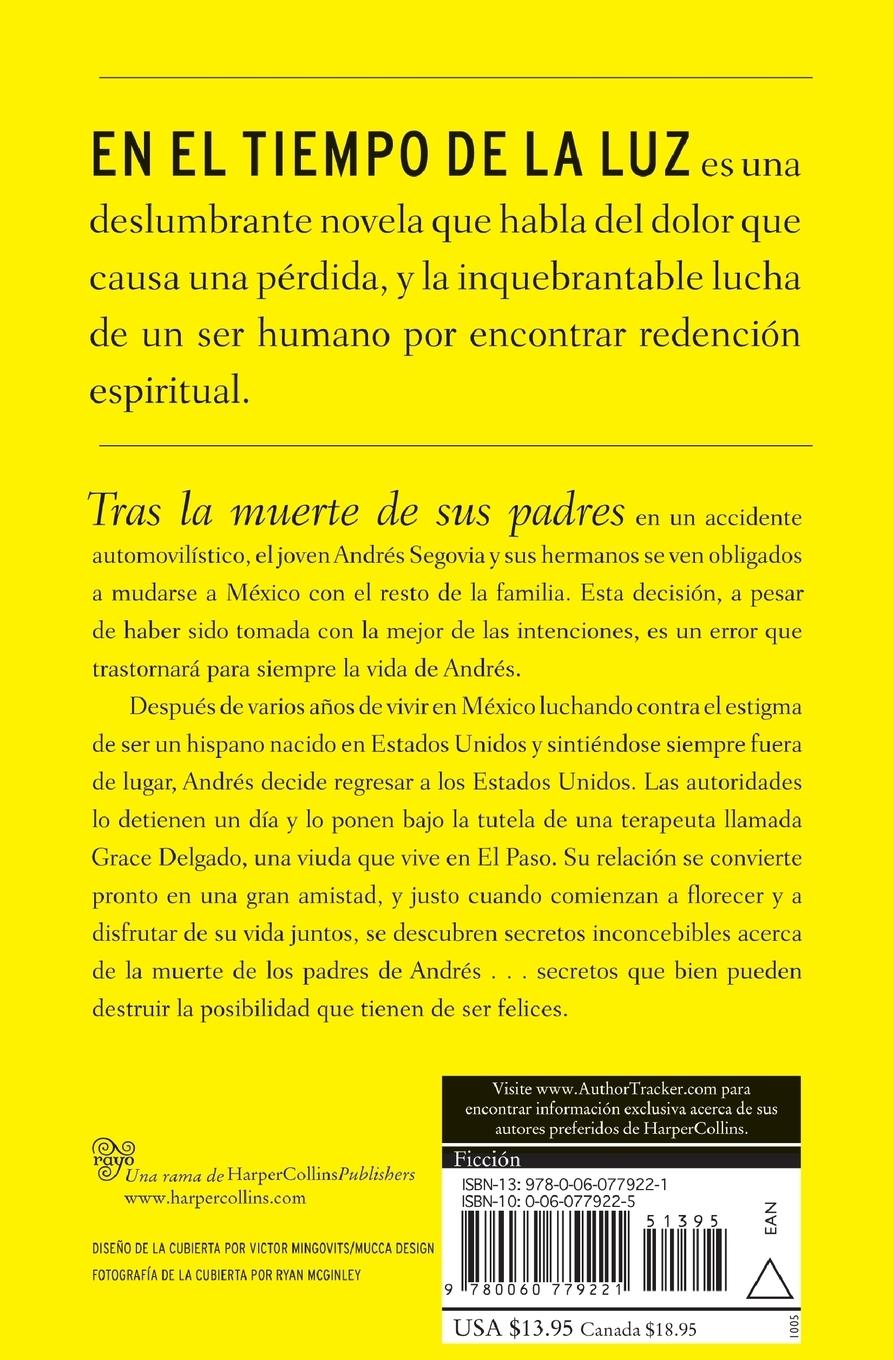 Rückseitencover En El Tiempo de La Luz